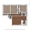 3d 3 bedroom floor plan 3d 3 bedroom floor plan at Colonial Garden Apartments, San Mateo