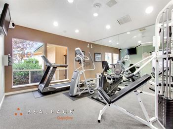 Fitness Centre at Peninsula Pines Apartments, South San Francisco, California