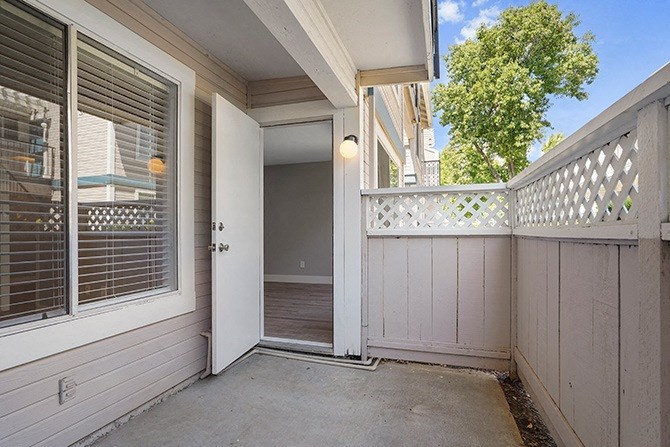Balcony  View at  Clayton Creek Apartments in Concord, CA