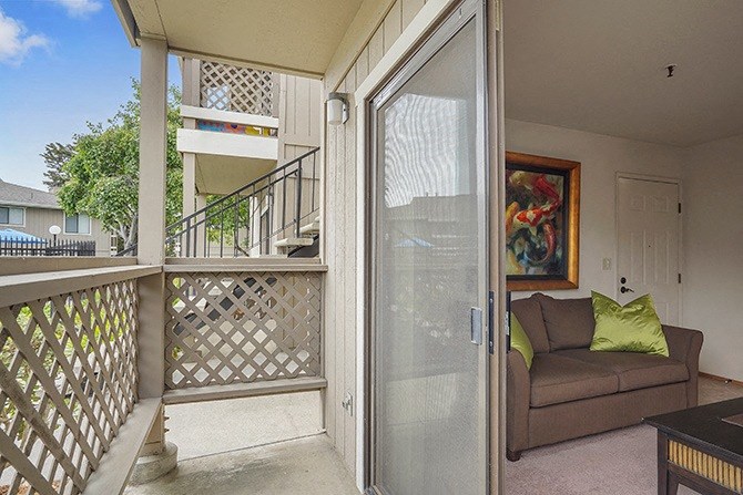 Private Balcony at Cypress Landing, Salinas