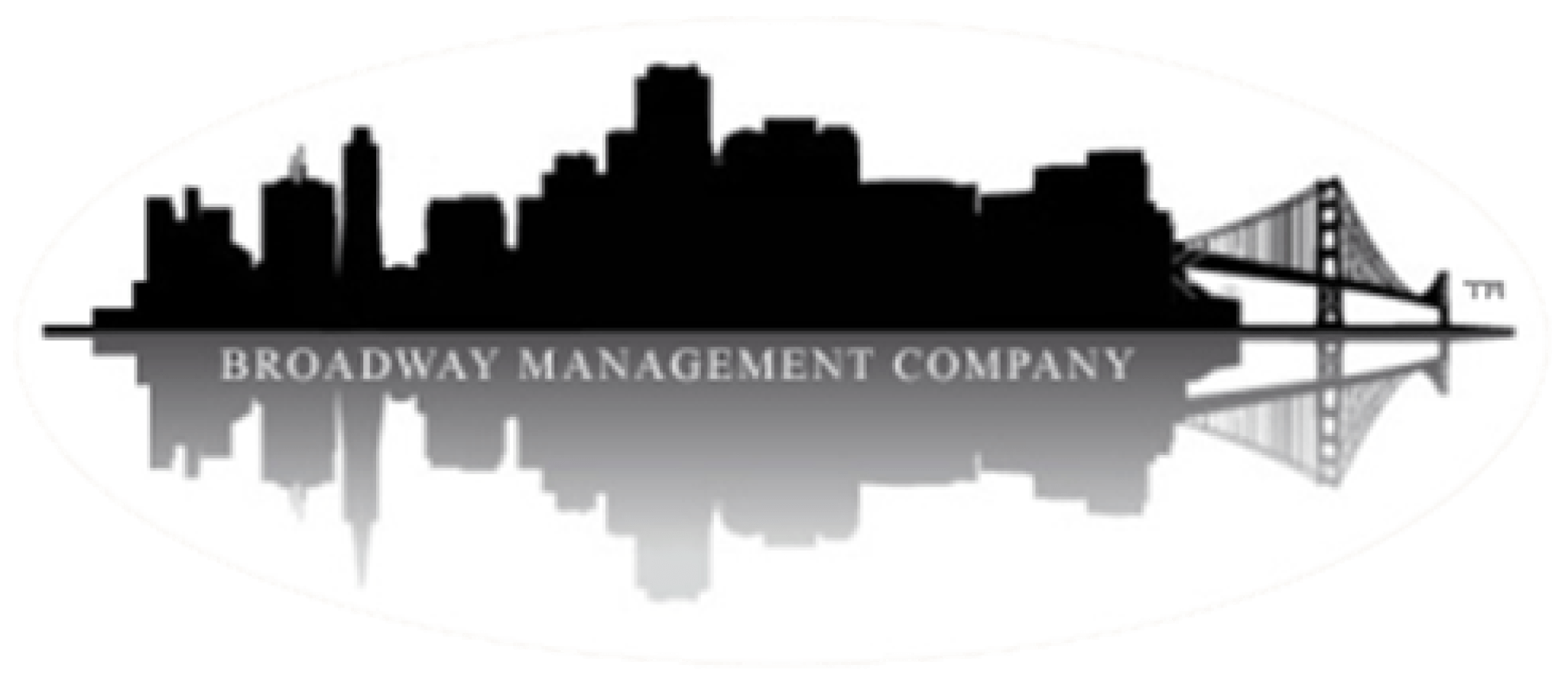 The image is a logo for the Broadway Management Company.