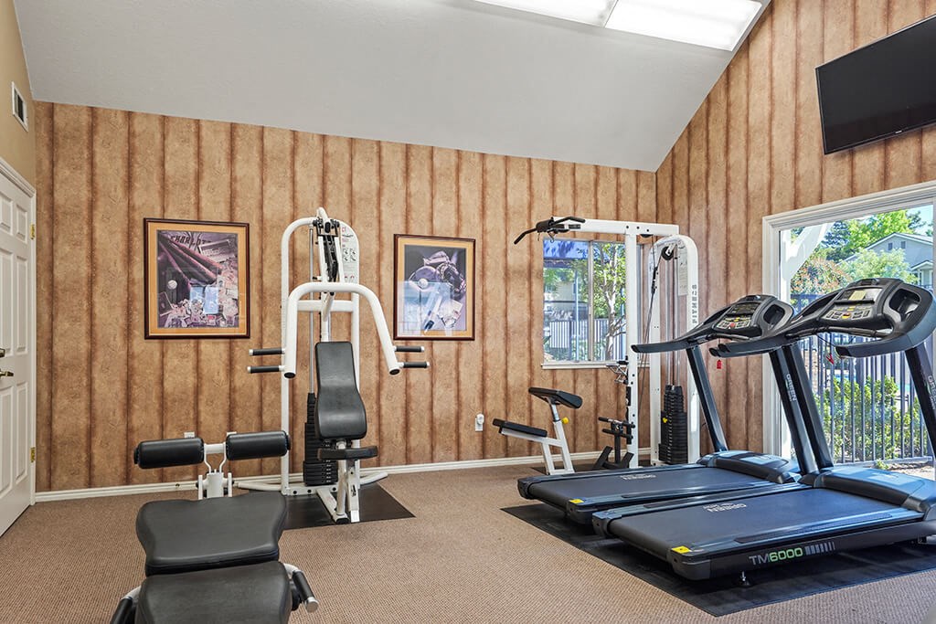 Fitness Room at Clayton Creek Apartments, Concord, 94521