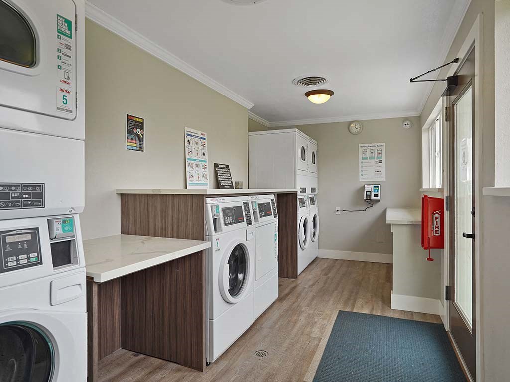 Modern Laundry Room at Fairmont Apartments, Pacifica, CA