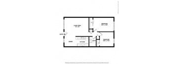 2 bedroom Floor Plan at Peninsula Pines Apartments, South San Francisco