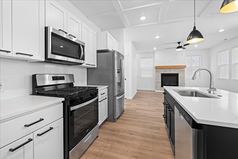 Modern Kitchen at Alante Homes at Spring Run, Caldwell, 83607