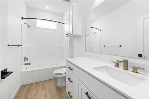 Bathroom With Bathtub at Alante Homes at Spring Run, Idaho