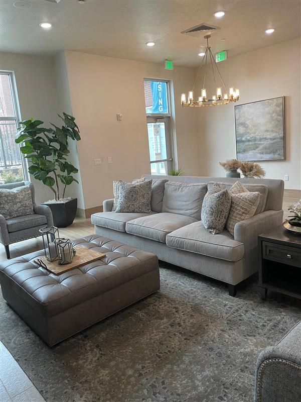 living room side view  at 200 City View, Utah