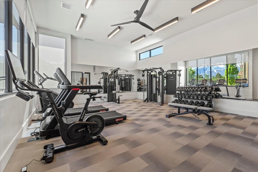 Modern Fitness Center at Siena Villas Apartments, Utah, 84097