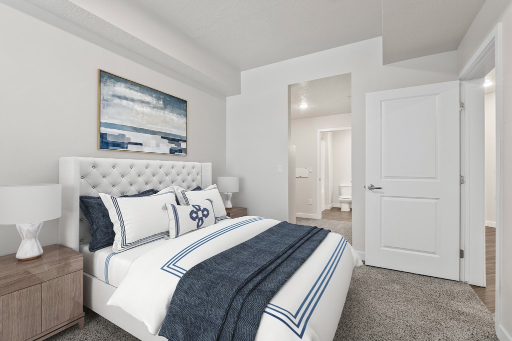 Large Bedroom at The Flats at Riverwoods, Provo, Utah