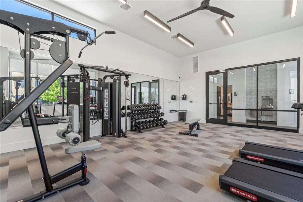 Gym at Siena Villas Apartments, Orem, Utah