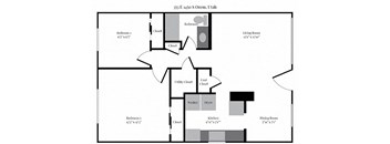 A floor plan of a property located at 335 E 450 S Orem, Utah.