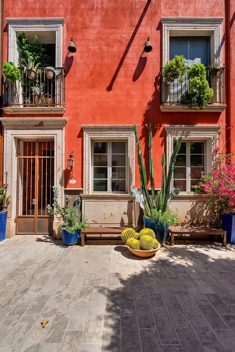 Exterior view of a house at Bautista Apartments, Tucson, Arizona