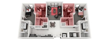 4 bed 4 bath A at 605 Place Student Housing & Co-Living, Utah