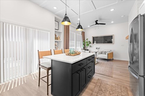 Kitchen And Living at Alante Homes at Spring Run, Caldwell, ID, 83607