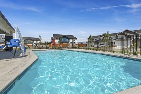 Pool View at Alante Homes at Lake Hazel, Boise, ID