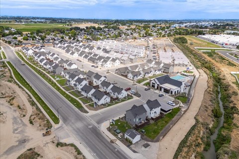 Aerial View at Alante Homes at Spring Run, Caldwell, Idaho