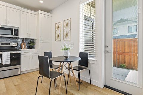 Dining And Kitchen at Alante Homes at Lake Hazel, Idaho, 83709