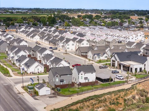 Drone Community View at Alante Homes at Spring Run, Idaho