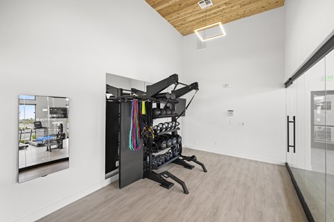 Gym at Alante Homes at Spring Run, Caldwell, Idaho