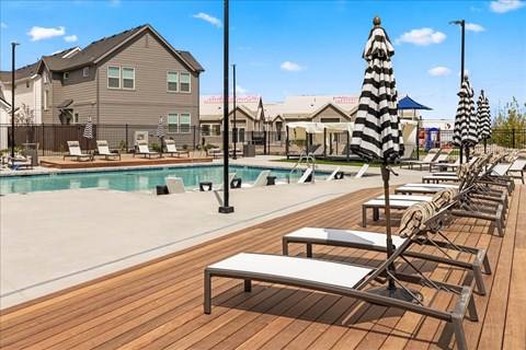 Poolside Lounge Chairs at Alante Homes at Spring Run, Idaho, 83607