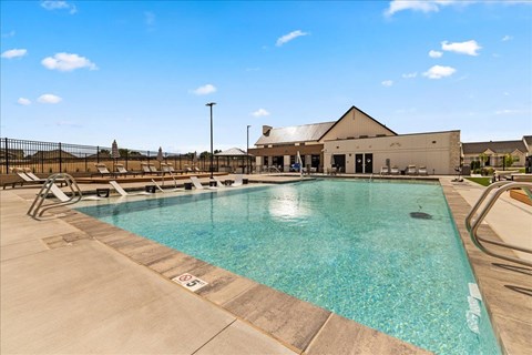 A large outdoor swimming pool at Alante Homes at Spring Run, Caldwell, 83607