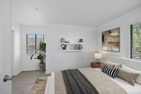 Airy Bedroom at Avia Apartments on College Blvd (Overland Park), Kansas