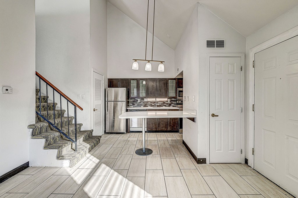 Kitchen with Tile Flooring