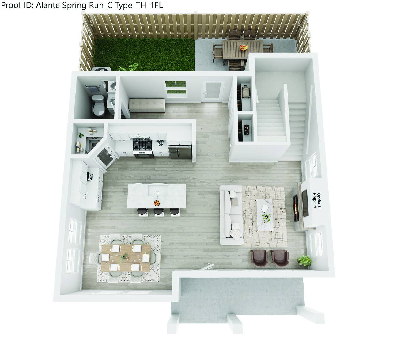 Floor Plan-Koenig at Alante Homes at Spring Run, Caldwell, ID