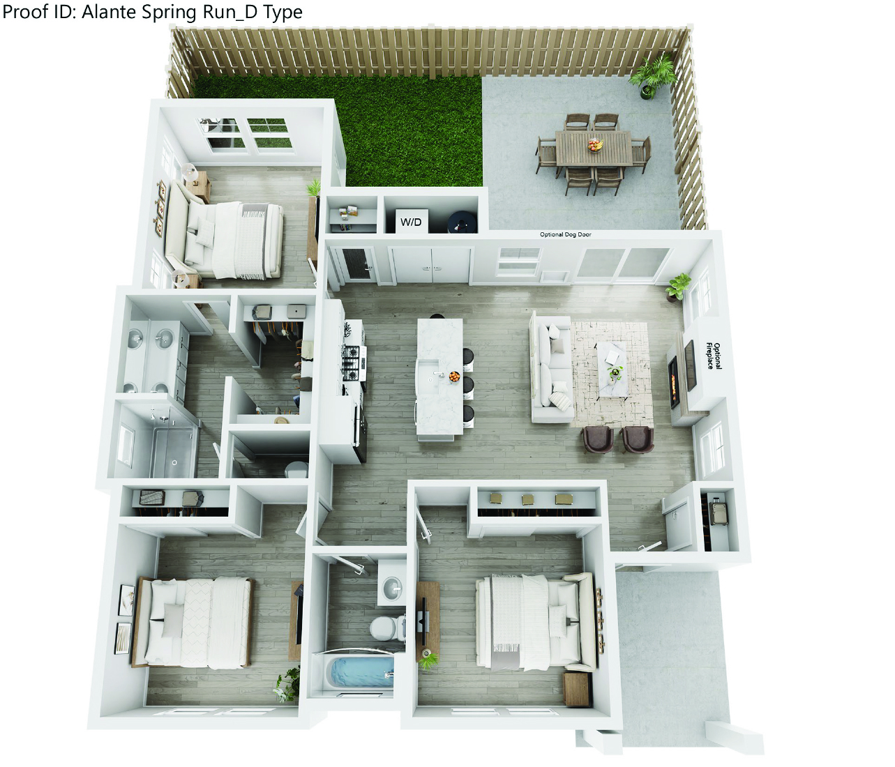 Floor Plan-Scoria at Alante Homes at Spring Run, Caldwell, Idaho