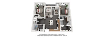 2 Bedroom 2 Bathroom at The Flats at Riverwoods, Utah, 84604