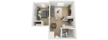 One Bedroom x One Bathroom