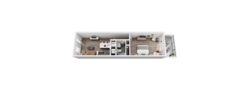 1Bd 1Bth Floor Plan at Avia Apartments at Reedy Creek, Kissimmee, 34747