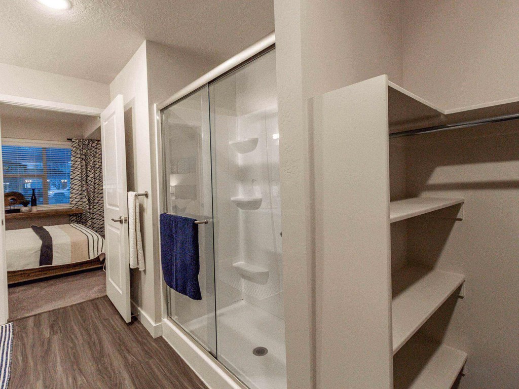 Bathroom at The Flats at Riverwoods, Provo, UT