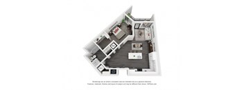 1 Bedroom 1 Bathroom at The Flats at Riverwoods, Provo, Utah