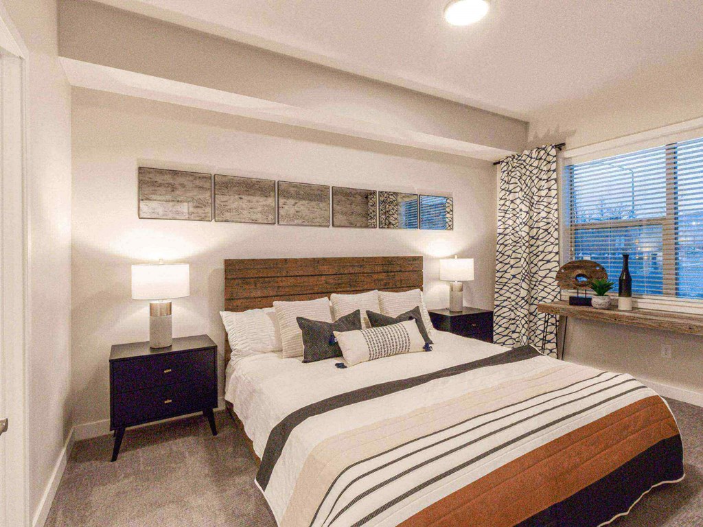 Bedroom at The Flats at Riverwoods, Provo, UT