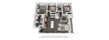 3 Bedroom 2 Bathroom at The Flats at Riverwoods, Provo, Utah