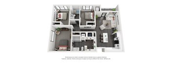 3 Bedroom 2 Bathroom at The Flats at Riverwoods, Provo, Utah