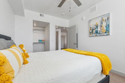 Bedroom with attached closet at City View St. George, St. George