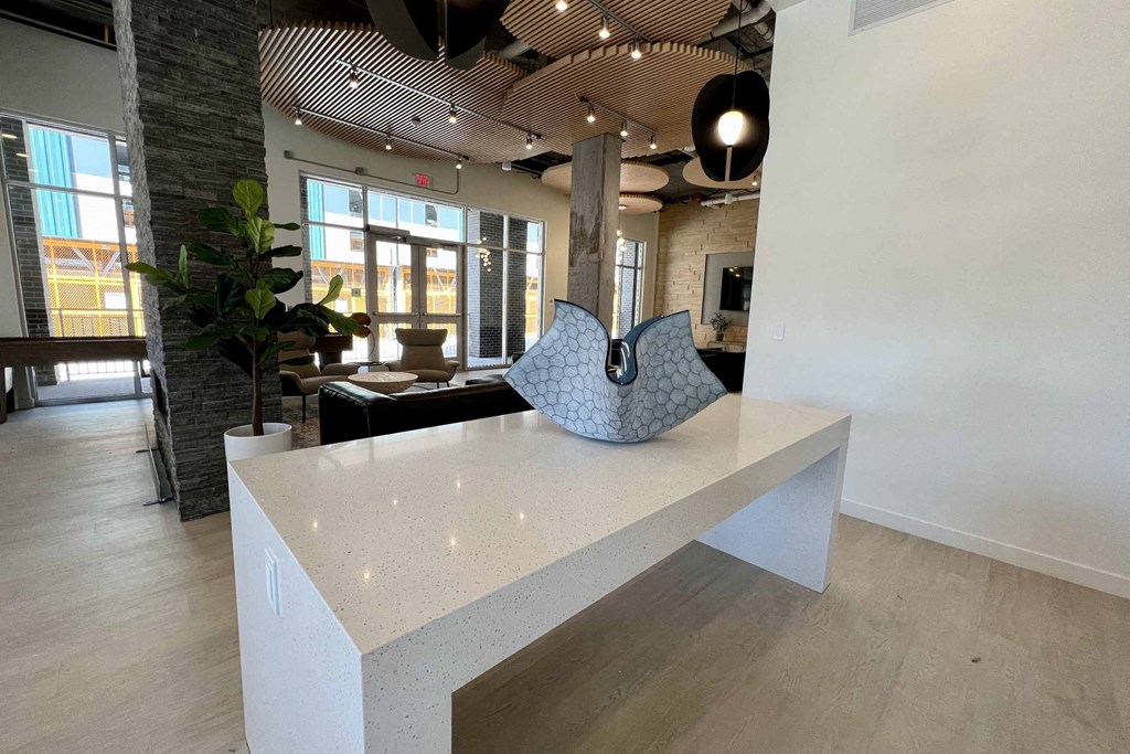 Clubhouse Kitchenette at Paperbox Lofts, Salt Lake City, Utah