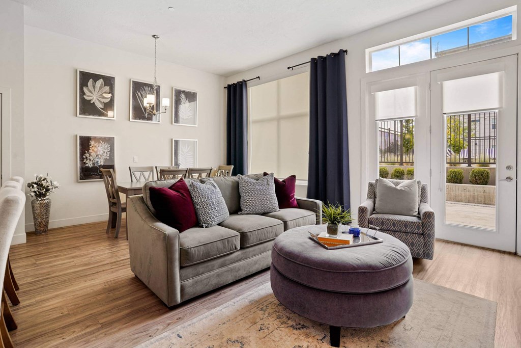 a living room with a couch  at 200 City View, Provo, UT