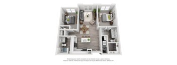 East Bay Floor Plan at 200 City View, Provo, UT, 84601