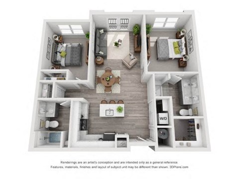 East Bay Floor Plan at 200 City View, Provo, UT, 84601