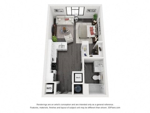 Studio at The Flats at Riverwoods, Provo