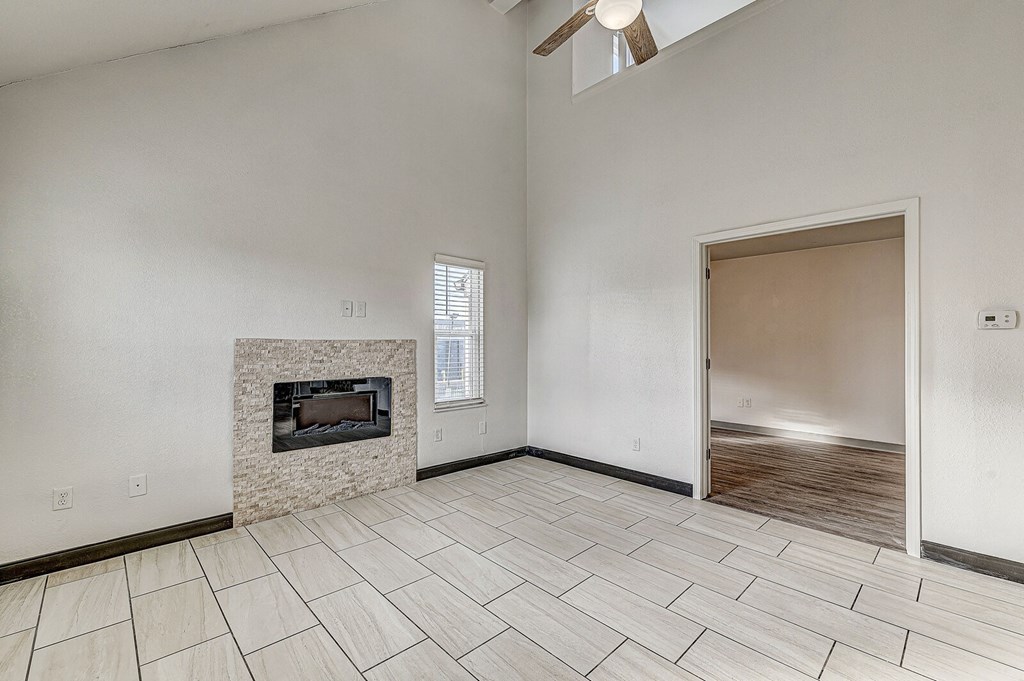 Living Room with Fireplace
