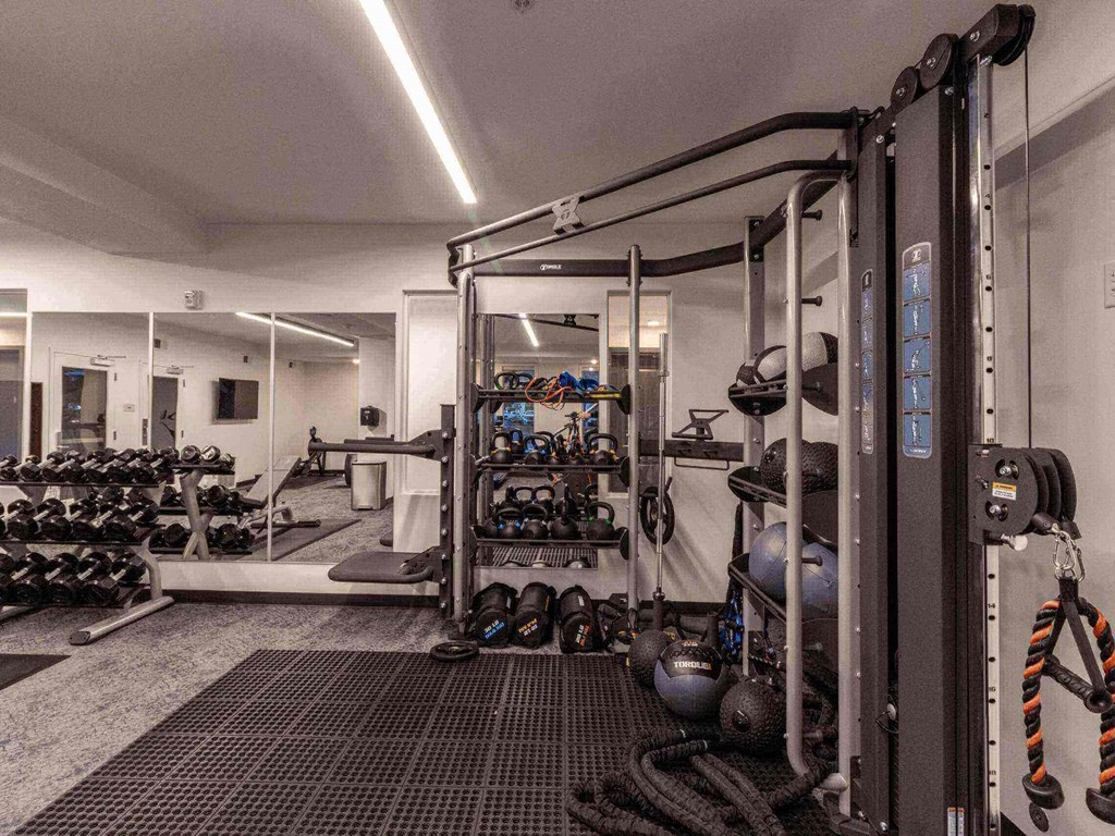 gym at The Flats at Riverwoods, Utah, 84604