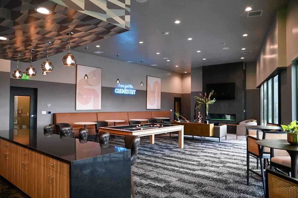 Game Room at SevenO2 Main Apartments, Utah