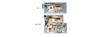 Henkrik Loft Floor Plan at Solhavn Apartments, American Fork, UT, 84003