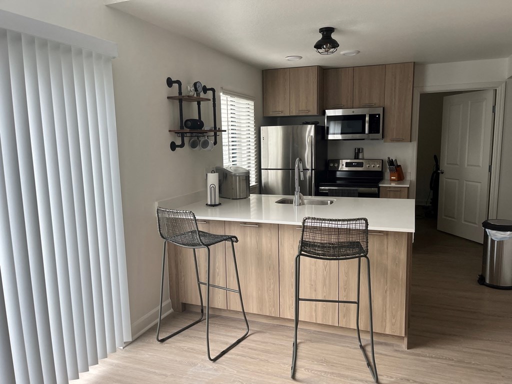 Kitchen with furniture
