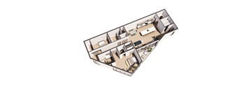 Matisse Suite floorplan at Paperbox Lofts, Salt Lake City, UT, 84101