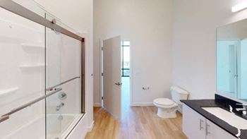 Spa Inspired Bathroom at SevenO2 Main Apartments, Salt Lake City